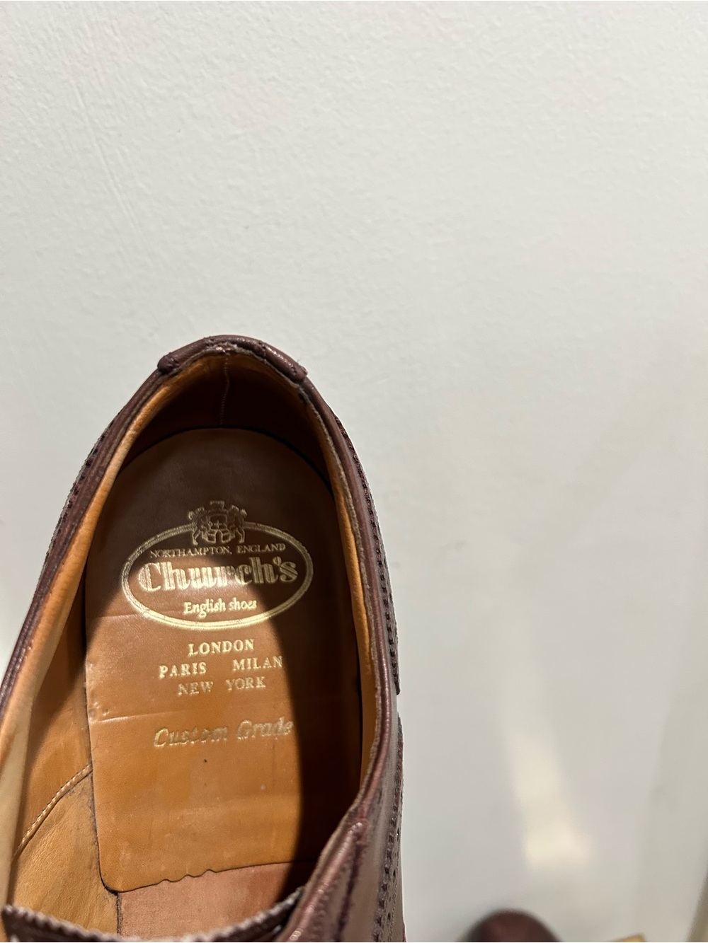 CHURCH's Custom Grade Oxford Dress Shoes - Picture 6 of 8